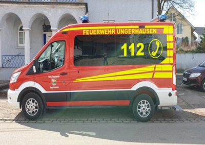 Fahrzeugwerbung - Feuerwehr Ungerhausen