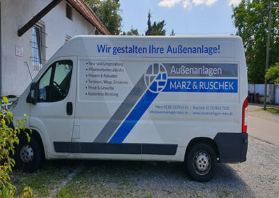 Fahrzeugwerbung - Firma Marz & Ruschek